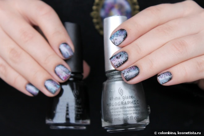 Galaxy Nails. Инструкция в картинках