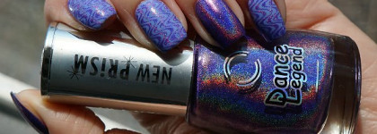 Космическая радуга на ногтях