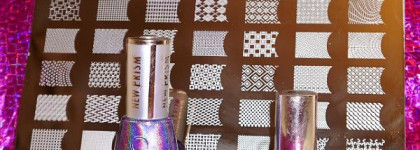 Космическая радуга на ногтях