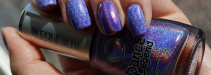 Космическая радуга на ногтях