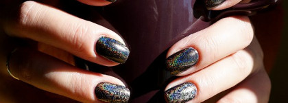 Черный лак тоже может быть ярким