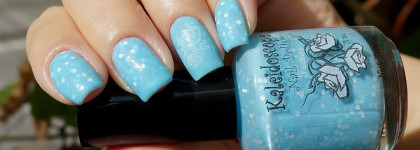 Kaleidoscope №04 "Модница на пляже" и стемпинг с плиткой Sunny Apple SA-02