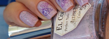 "Йогурт" с мороженым: El Corazon Blueberry Yogurt и стемпинг с плиткой Sunny Apple SA-01