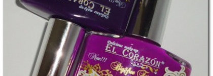 Мой первый двухцветный маникюр с лаками El Corazon "Sharm &Beauty" № 853, 854