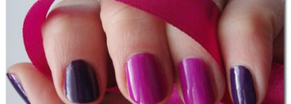 Мой первый двухцветный маникюр с лаками El Corazon "Sharm &Beauty" № 853, 854