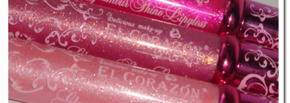 Блески для губ El Corazon Glamour Shine Lipgloss в новом дизайне SH 505, SH 53, SH 15