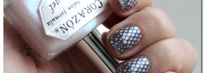 Биогель для ногтей El corazon Active Bio-gel Color Gel Polish collection «Shimmer» № 423/18 + stamping