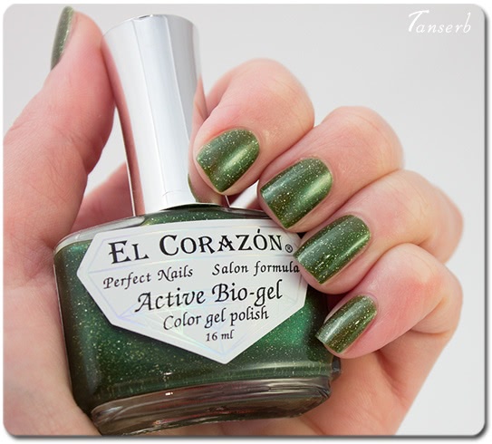 El Corazon Active Bio-gel Color Gel Polish Gemstones: Emerald №423/468