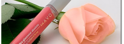 Блеск для губ Avon ultra glazewear absolute Lip Gloss в оттенке Soft peach