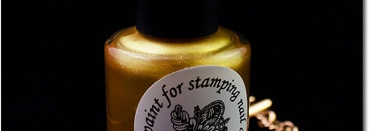 Идеальное золото для стемпинга: краска для стемпинга El Corazon art st-21 gold + stamping