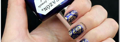 Роскошный El Corazon "Nail Party" #423/623 Tsunami и стемпинг с ним