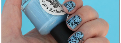 Голубая краска для стемпинга El Corazon art st-03 blue + stamping