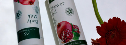 Шикарный дуэт из гранатовой серии: Молочко для тела и гель для душа “Гранат” AlpStories Body Milk Pomegranate & Shower Gel Pomegranate