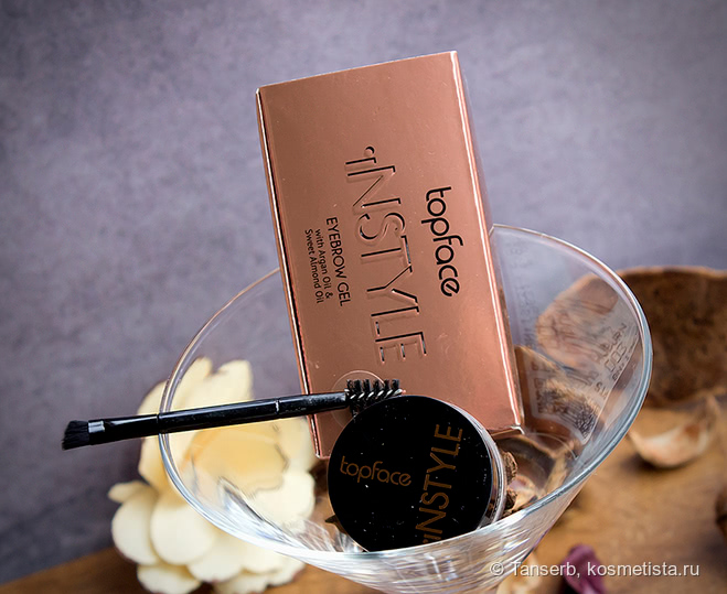 Бюджетная помада для бровей Topface Instyle Eyebrow Gel #03
