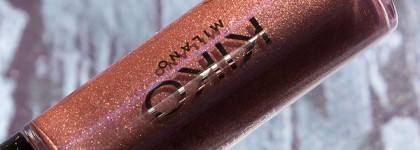 Kiko milano Into The Dark Metallic Lip Color №01. Розовое золото. Как это можно носить?