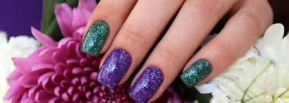 Двухцветный маникюр с El Corazon — Fenechka №423/136 и №423/140