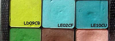 Inglot Freedom System EyeShadow #ld09Cb, LE02CF, LE10CU, LE14CM, SP457, P397, LC17CA, P428, SP421, P433