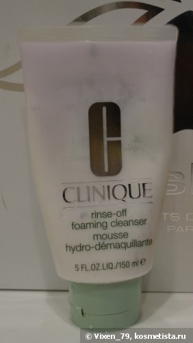Clinique rinse off пенка для снятия макияжа