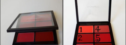 Цветные выходные с палеткой помад MAC Pro Lip Palette 6 Editorial Reds