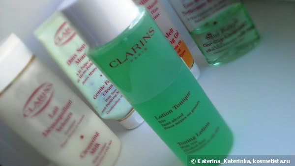Clarins очищающая вода для жирной кожи
