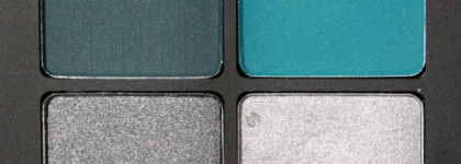 Насыщенная бирюза и блеск металла: inglot freedom system eye shadow matte 338, 340, pearl 448, 451