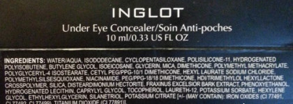 Мой новый фаворит среди консилеров: Inglot under eye concealer soin anti-poches №96