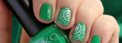 Весенний маникюр с Kiko и немножко стемпинга