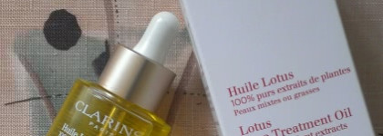 Как по маслу или Clarins Lotus Face Treatment Oil 100% pure plant extracts for oily or combination skin
