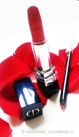 Пламя страсти, пламя цвета... Dior Couture Colour Lipstick Comfort & Wear #999 Matte