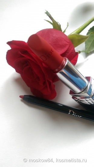 Пламя страсти, пламя цвета... Dior Couture Colour Lipstick Comfort & Wear #999 Matte
