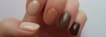 Градиент. От горького шоколада к сливочному крему