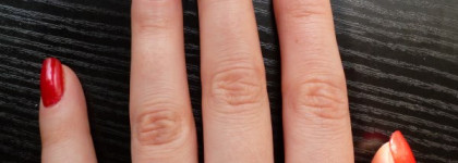 Проба трехцветного маникюра