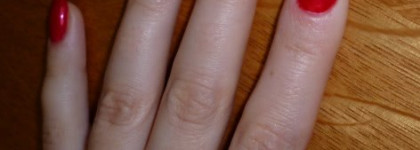 Проба трехцветного маникюра