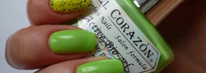 Два яблочка: желтое и зеленое