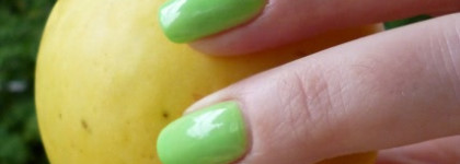 Два яблочка: желтое и зеленое
