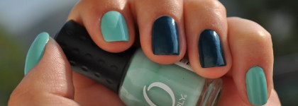 Морской маникюр Orly Gumdrop, Yves Rocher Vert canard и любимый OPI When Monkeys Fly