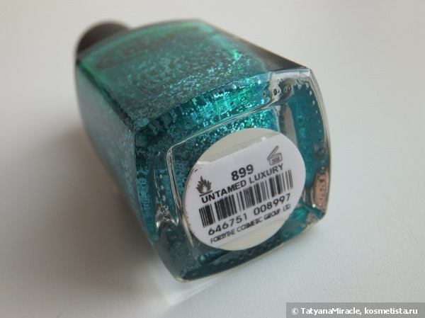 Маникюр в бирюзовых тонах с Color Club #899 Untamed Luxury & Golden Rose Color Expert #55