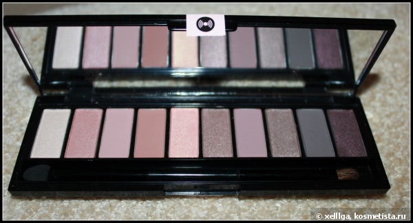 L`oreal paris color riche la palette nude 01 rose палитра теней для век