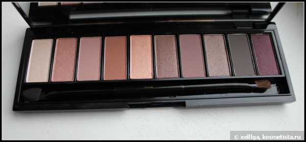 L`oreal paris color riche la palette nude 01 rose палитра теней для век