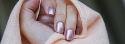 Розовый муар