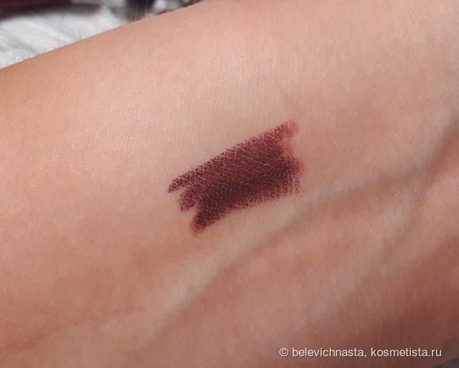Красное бургундское Holika Holika Jewel-light Waterproof pencil в оттенке 15 - Burgundy Garnet