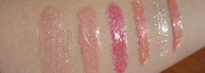 Блески Seventeeen в моей косметичке (свотчи на руке)