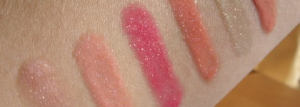 Блески Seventeeen в моей косметичке (свотчи на руке)