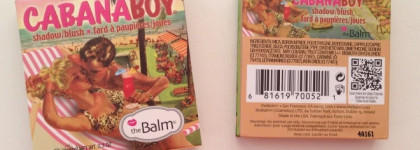 Очень удачный новичок в моей косметичке - румяна TheBalm Cabana Boy