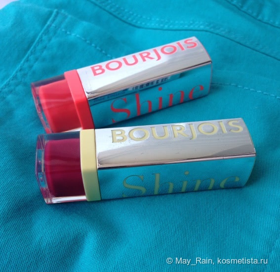 Две блеск-помады от Bourjois