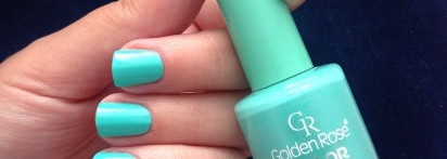 Модный цвет Tiffany вместе с лаком Golden Rose Color Expert #67