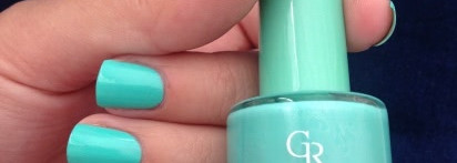 Модный цвет Tiffany вместе с лаком Golden Rose Color Expert #67