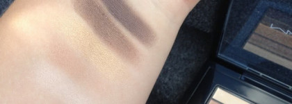 Самая уютная палетка в моей коллекции. MAC BrownLuxe veluxe pearlfusion shadow