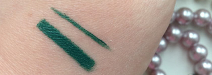 Зеленая подводка для зеленых глаз. Inglot eyeliner gel #86