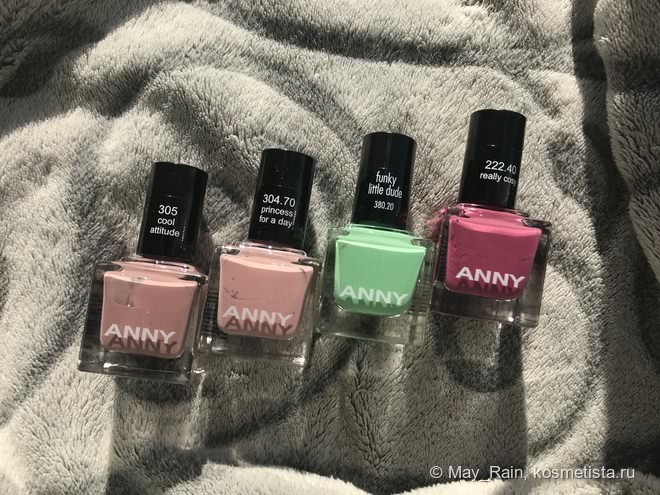 Мое первое знакомство с лаками Anny